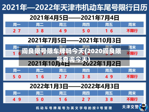 阎良限号限车牌吗今天(2020阎良限号查询今天)-第2张图片