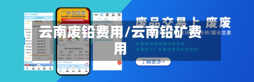 云南废铅费用/云南铅矿费用