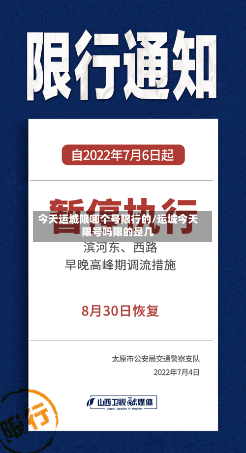 今天运城限哪个号限行的/运城今天限号吗限的是几-第3张图片