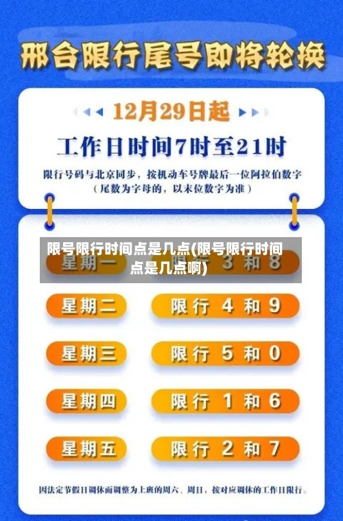 限号限行时间点是几点(限号限行时间点是几点啊)