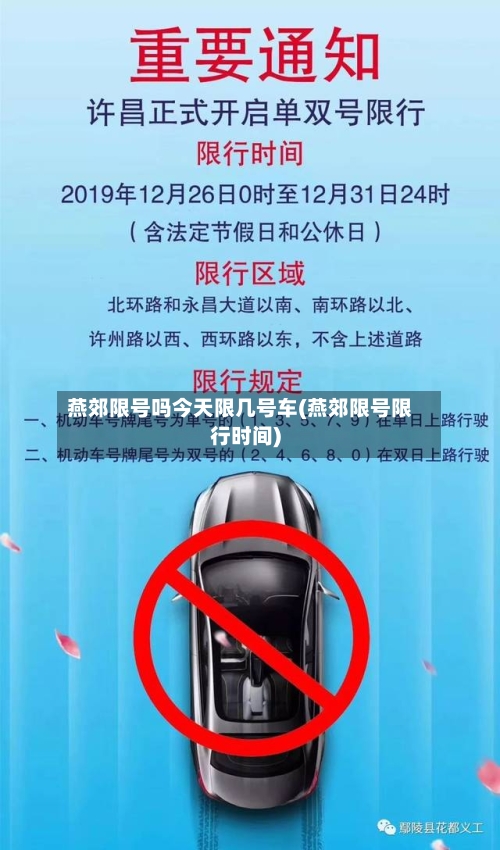 燕郊限号吗今天限几号车(燕郊限号限行时间)