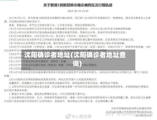 沈阳确诊者地址(沈阳确诊者地址查询)-第3张图片