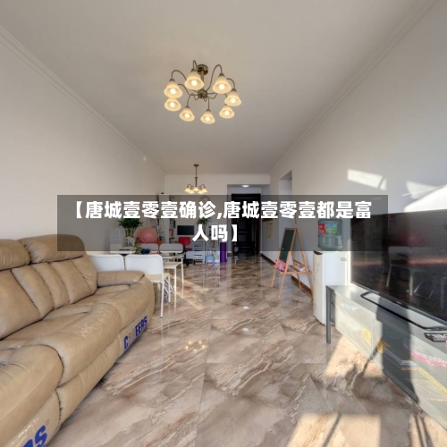 【唐城壹零壹确诊,唐城壹零壹都是富人吗】-第2张图片