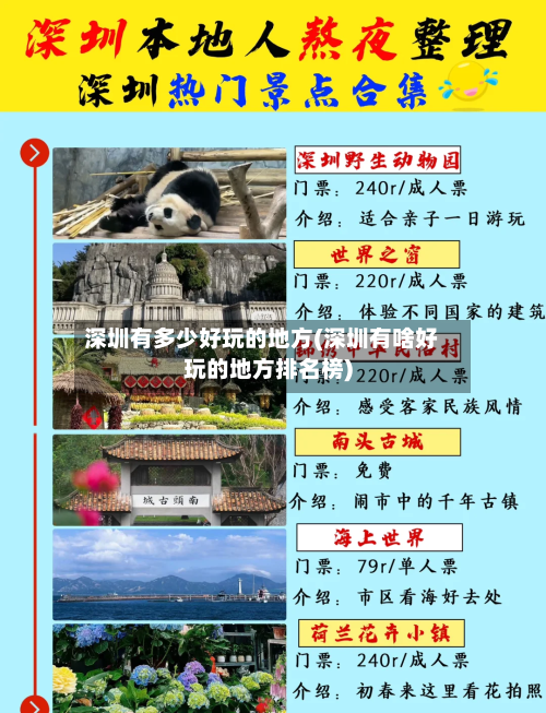 深圳有多少好玩的地方(深圳有啥好玩的地方排名榜)-第2张图片