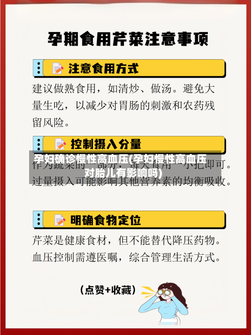 孕妇确诊慢性高血压(孕妇慢性高血压对胎儿有影响吗)