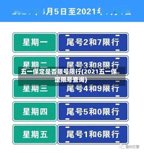 五一保定是否限号限行(2021五一保定限号查询)