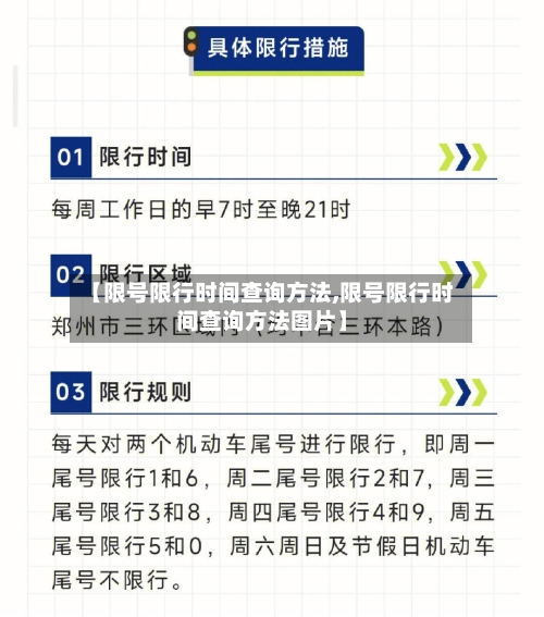 【限号限行时间查询方法,限号限行时间查询方法图片】-第2张图片