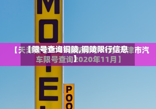 【限号查询铜陵,铜陵限行信息】