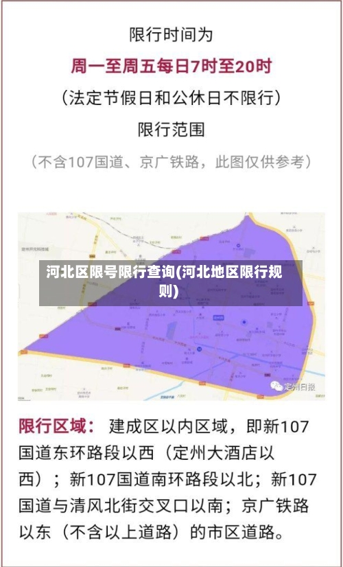 河北区限号限行查询(河北地区限行规则)