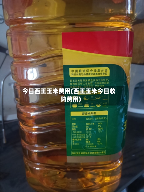 今日西王玉米费用(西王玉米今日收购费用)-第3张图片