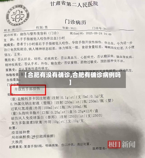 【合肥有没有确诊,合肥有确诊病例吗】