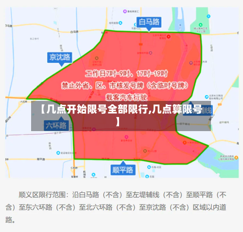 【几点开始限号全部限行,几点算限号】