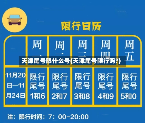 天津尾号限什么号(天津尾号限行吗?)-第3张图片