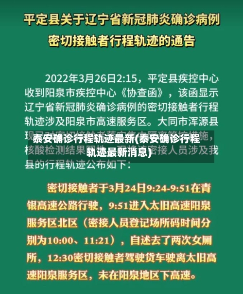 泰安确诊行程轨迹最新(泰安确诊行程轨迹最新消息)-第3张图片