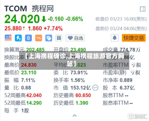 【上海携程确诊,上海携程旅游官方网站】-第3张图片