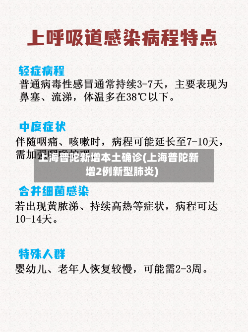 上海普陀新增本土确诊(上海普陀新增2例新型肺炎)