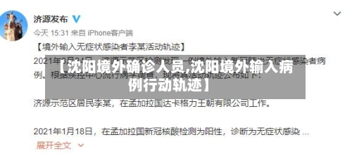【沈阳境外确诊人员,沈阳境外输入病例行动轨迹】-第2张图片