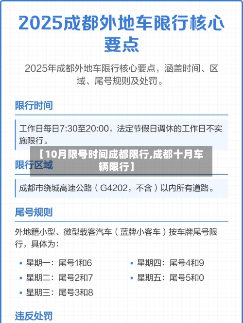 【10月限号时间成都限行,成都十月车辆限行】
