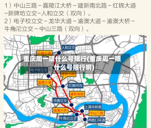 重庆周一限什么号限行(重庆周一限什么号限行啊)