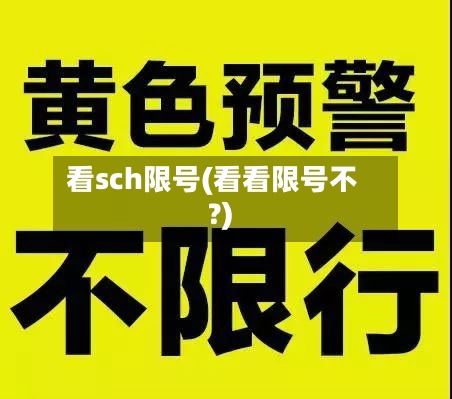 看sch限号(看看限号不?)-第2张图片