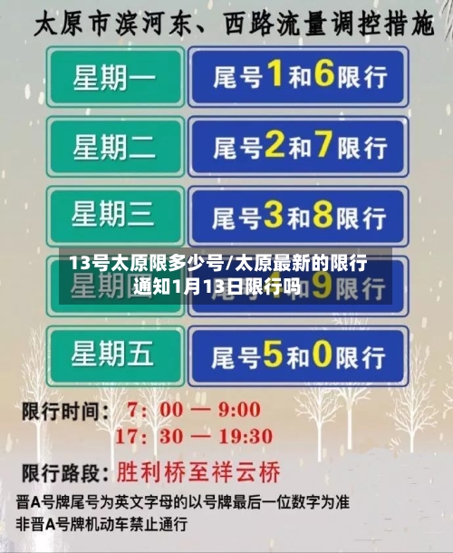 13号太原限多少号/太原最新的限行通知1月13日限行吗-第3张图片