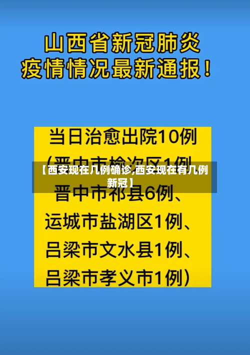 【西安现在几例确诊,西安现在有几例新冠】