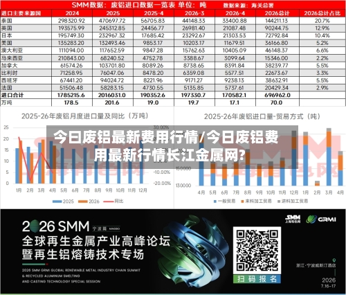 今曰废铝最新费用行情/今日废铝费用最新行情长江金属网?-第2张图片