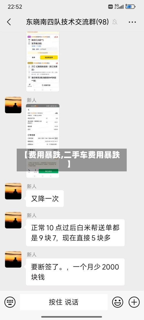 【费用暴跌,二手车费用暴跌】