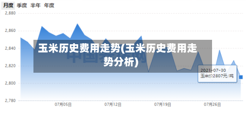 玉米历史费用走势(玉米历史费用走势分析)