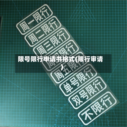 限号限行申请书格式(限行审请)-第2张图片