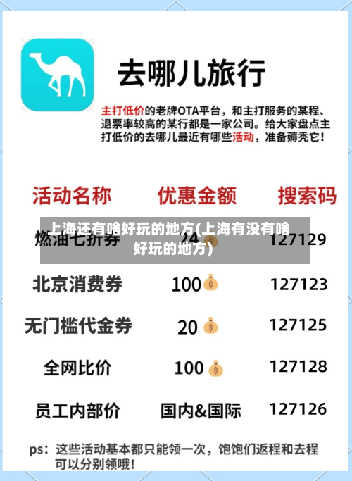 上海还有啥好玩的地方(上海有没有啥好玩的地方)-第2张图片