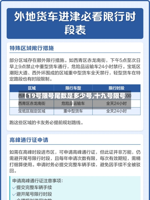 【19号限号尾数是多少号,十九号限号】-第3张图片