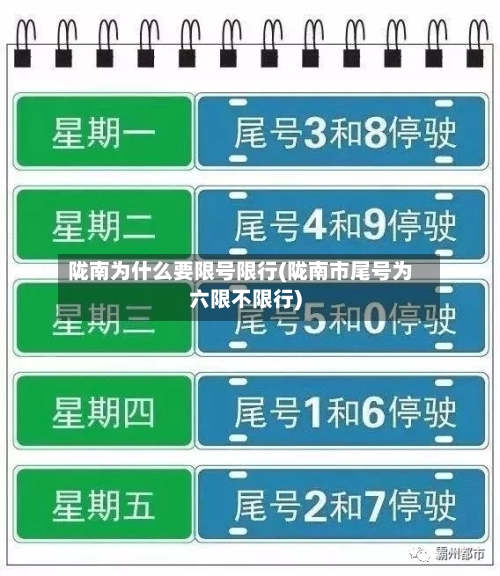 陇南为什么要限号限行(陇南市尾号为六限不限行)