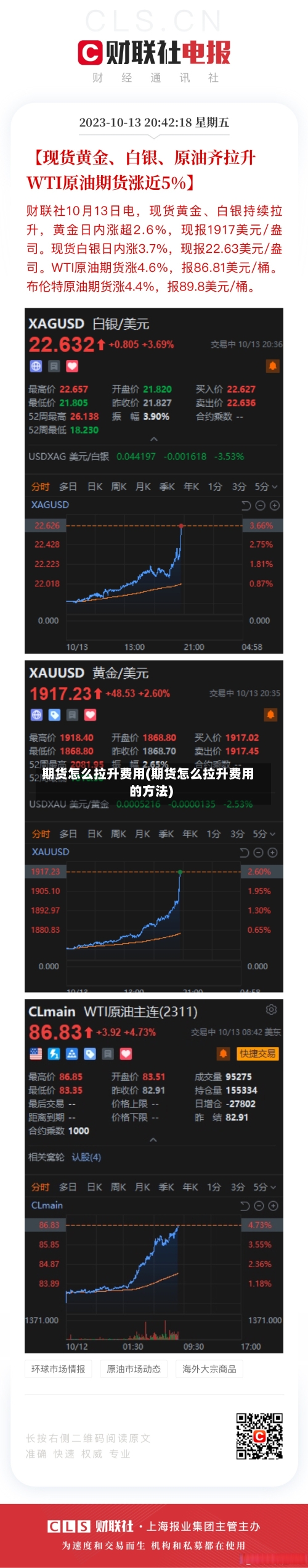 期货怎么拉升费用(期货怎么拉升费用的方法)