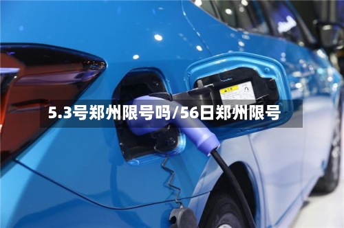 5.3号郑州限号吗/56日郑州限号-第3张图片