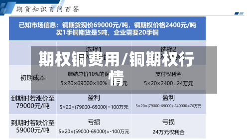 期权铜费用/铜期权行情