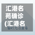 汇港名苑确诊(汇港名苑属于哪个社区)