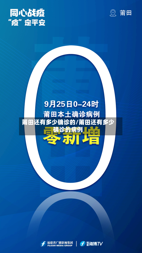莆田还有多少确诊的/莆田还有多少确诊的病例