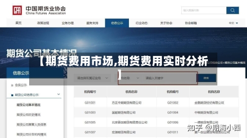 【期货费用市场,期货费用实时分析】