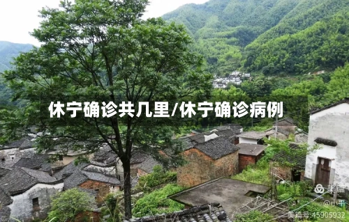 休宁确诊共几里/休宁确诊病例