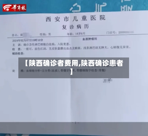 【陕西确诊者费用,陕西确诊患者】