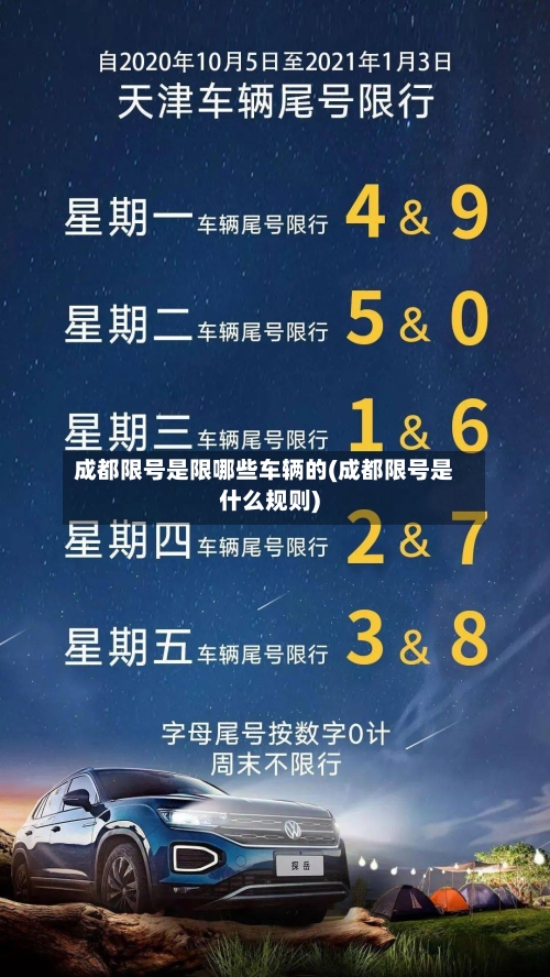 成都限号是限哪些车辆的(成都限号是什么规则)