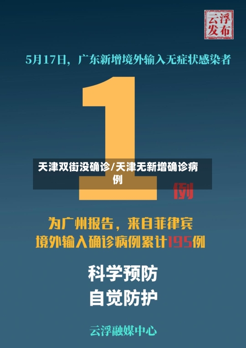 天津双街没确诊/天津无新增确诊病例