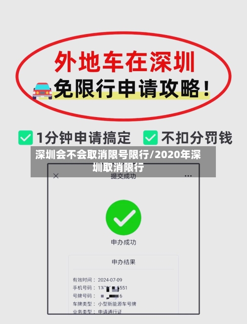 深圳会不会取消限号限行/2020年深圳取消限行-第2张图片