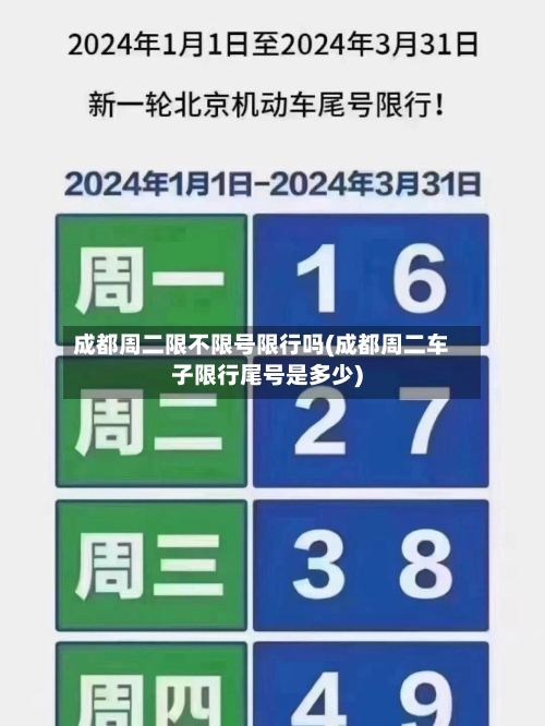 成都周二限不限号限行吗(成都周二车子限行尾号是多少)-第3张图片