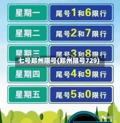 七号郑州限号(郑州限号729)-第3张图片