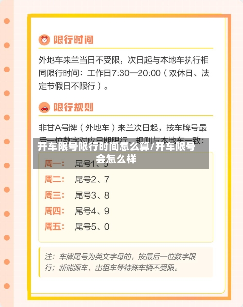 开车限号限行时间怎么算/开车限号会怎么样-第2张图片
