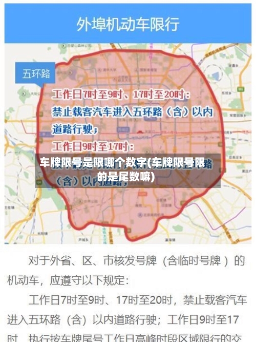 车牌限号是限哪个数字(车牌限号限的是尾数嘛)-第2张图片
