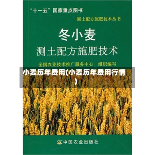小麦历年费用(小麦历年费用行情)