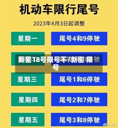 新密18号限号不/新密 限号